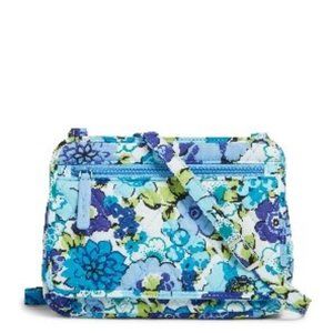Vera Bradley Petite Crossbody Blueberry Blooms NWT